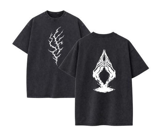 2-Sided Cursed Energy Ritual Tee – Anime-Inspired Domain Streetwear Shirt